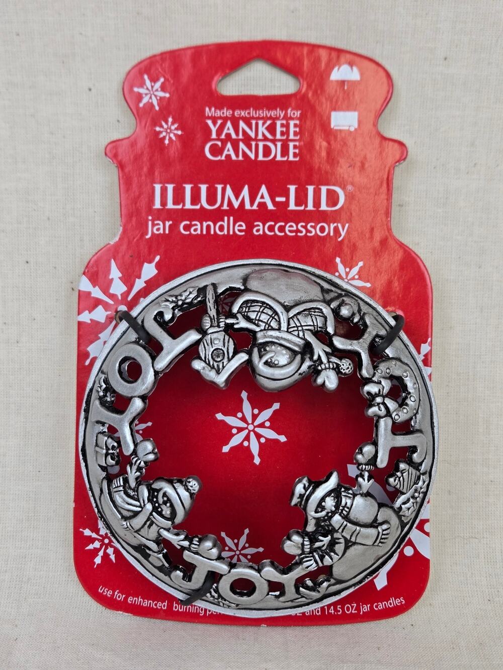 Yankee Candle Illuma-Lid Snowman JOY *New*
